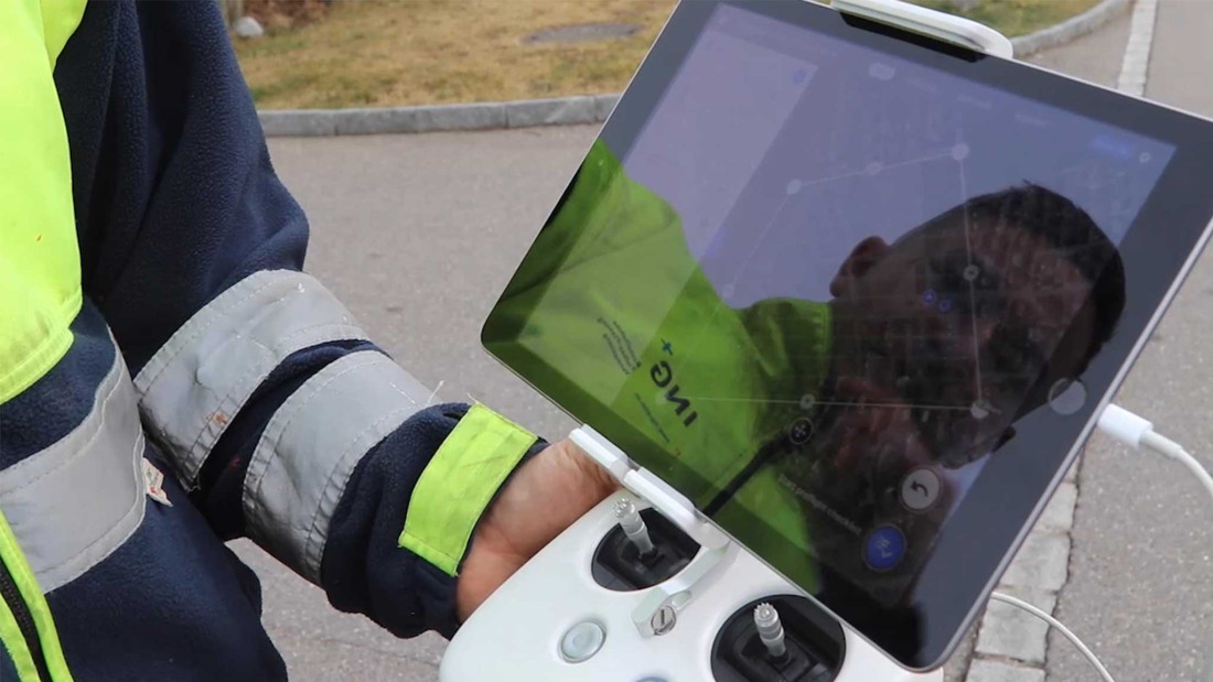 Navigation Drohne. Analyse Strassenzustand. ING PLUS
