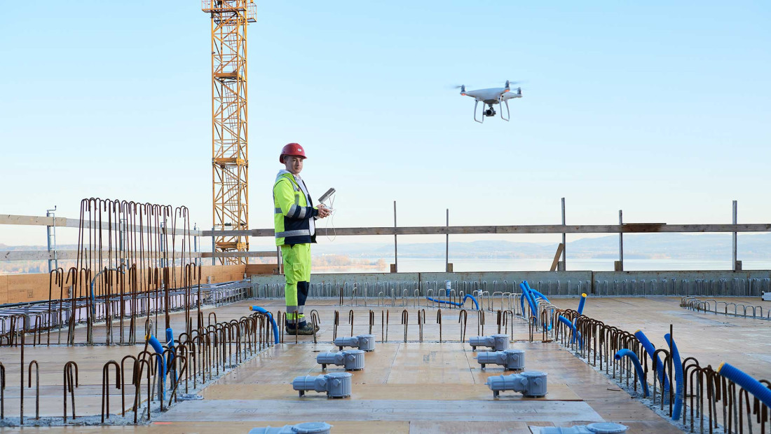 Drohnenvermessung. ING PLUS