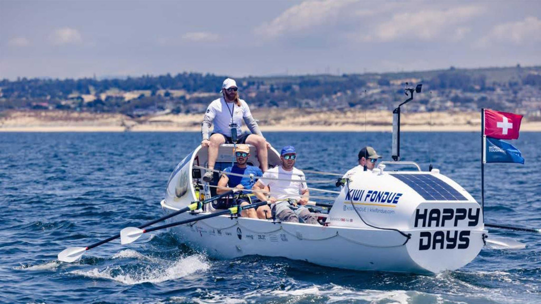 Kiwi Fondue Pacific Challenge. Auf See. Sponsoring ING PLUS