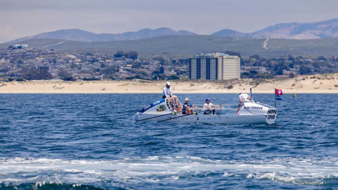 Kiwi Fondue Pacific Challenge. Training auf See. Sponsoring ING PLUS