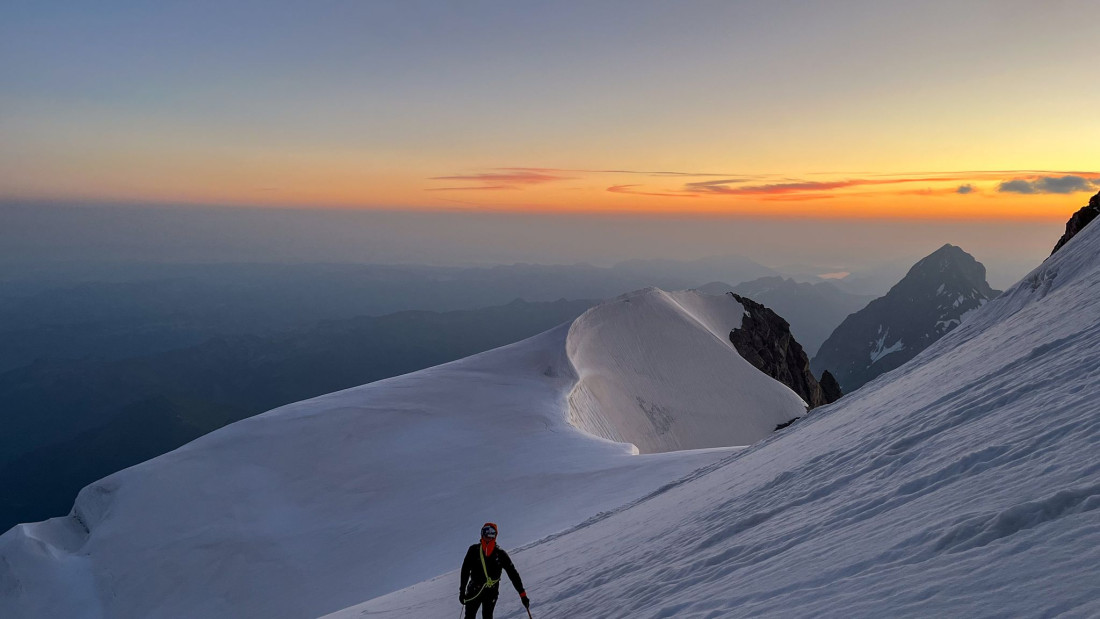 Berner Panorama. Sonnenuntergang. Nicolas Hojac. ING PLUS