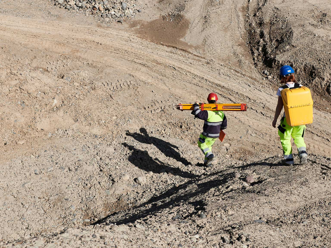 Bauvermessung. Aushubplanung. ING PLUS