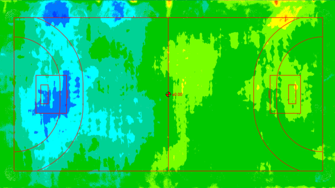 Laserscanning Ebenheitsanalyse. Sport- und Gesundheitspark WIN4. ING PLUS