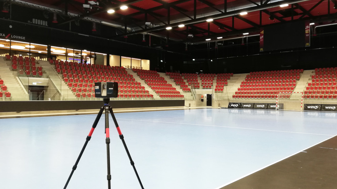 Laserscanning Gebäudeaufnahme. Sport- und Gesundheitspark WIN4. ING PLUS