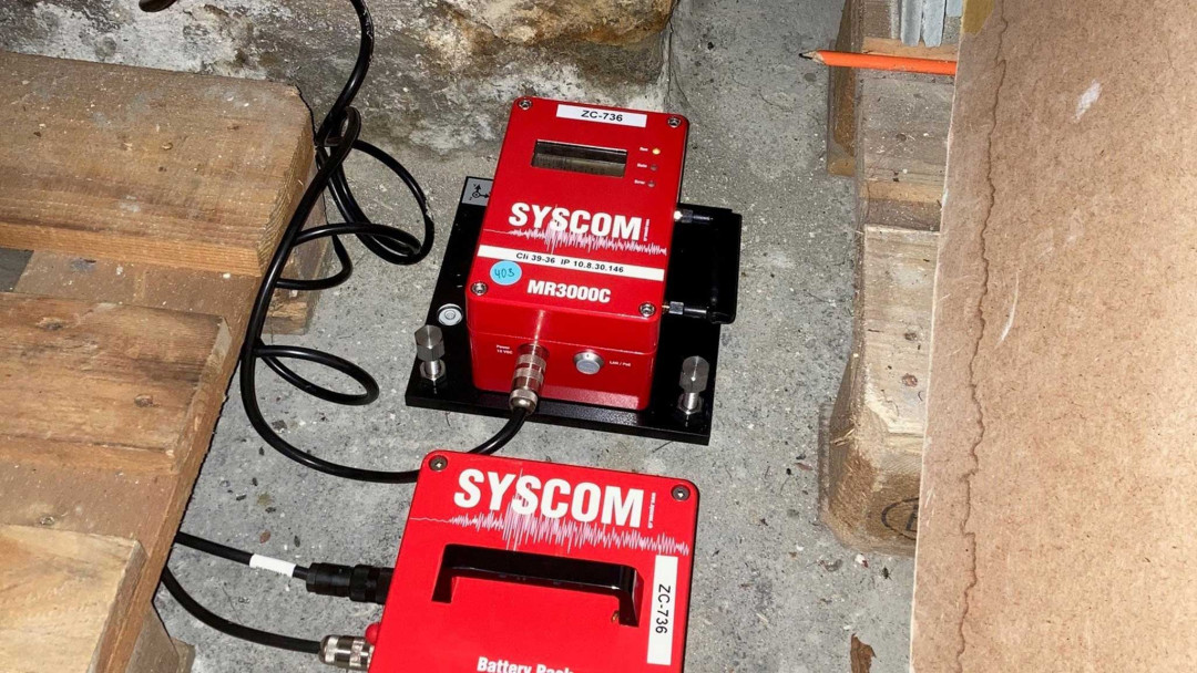 Winterthur. Bauvermessung und Erschütterungsmessungen mit Geophonen. ING PLUS