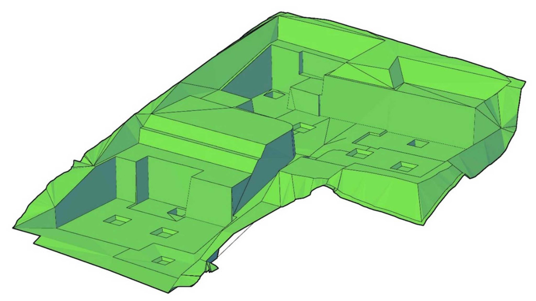 Fotos Berechnung Baugrubenkubatur. Überbauung Womat in Bülach ZH. ING PLUS