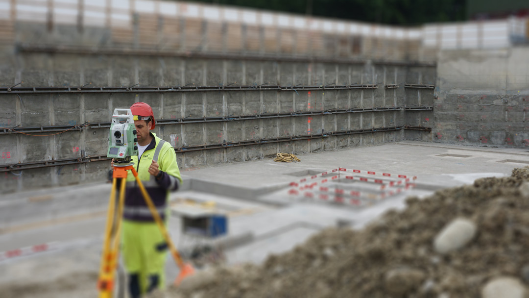 Bauvermessung Baugrube. Bruno Urfer. ING PLUS