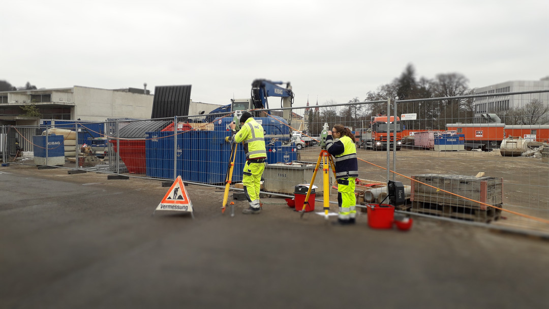 Tachymetrische Vermessung. ING PLUS