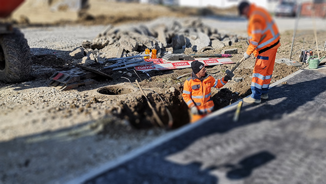 Sicherstellung Anschlüsse für Ver- und Entsorgung. ING PLUS