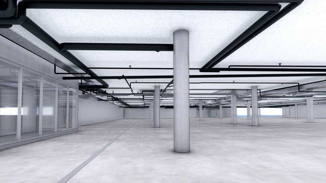 Adliswil. Erweiterung Tiefgarage. 3D-Modellierung. ING PLUS