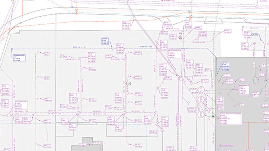Regensdorf Kanalsanierung Werkleitungsplan. Tiefbau. ING PLUS