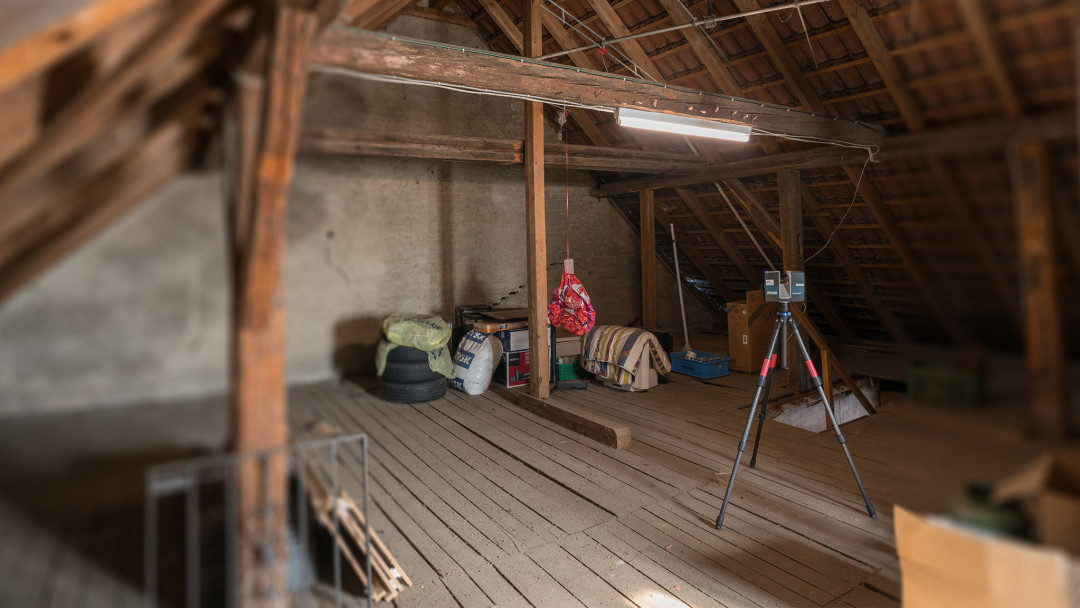 Warth. Thurgau. Laserscanning Dachstock. ING PLUS