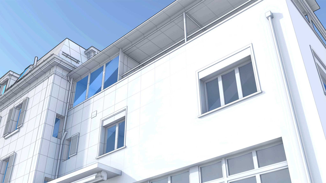 Umbau MFH in Winterthur, 3D Modellierung, ING PLUS