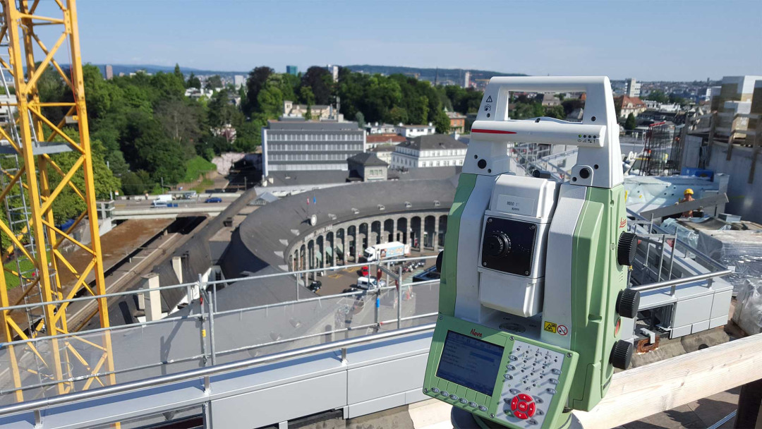 Zürich. FIFA Fussballmuseum. Bauvermessung. ING PLUS