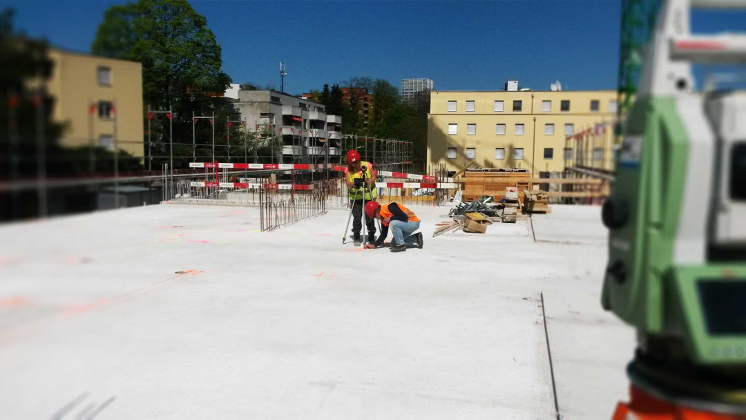 Winterthur. Werk3. Bauabsteckung. ING PLUS