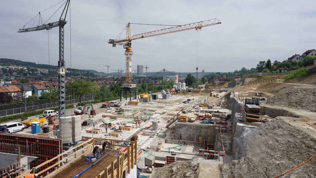 Arealüberbauung Vogelsang. Vermessung und Beweissicherung. ING PLUS
