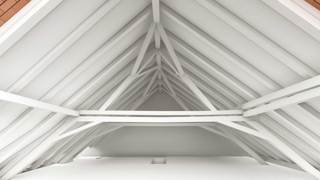 Oberembrach. Gebäudeaufnahme 3D-Dachstock. ING PLUS