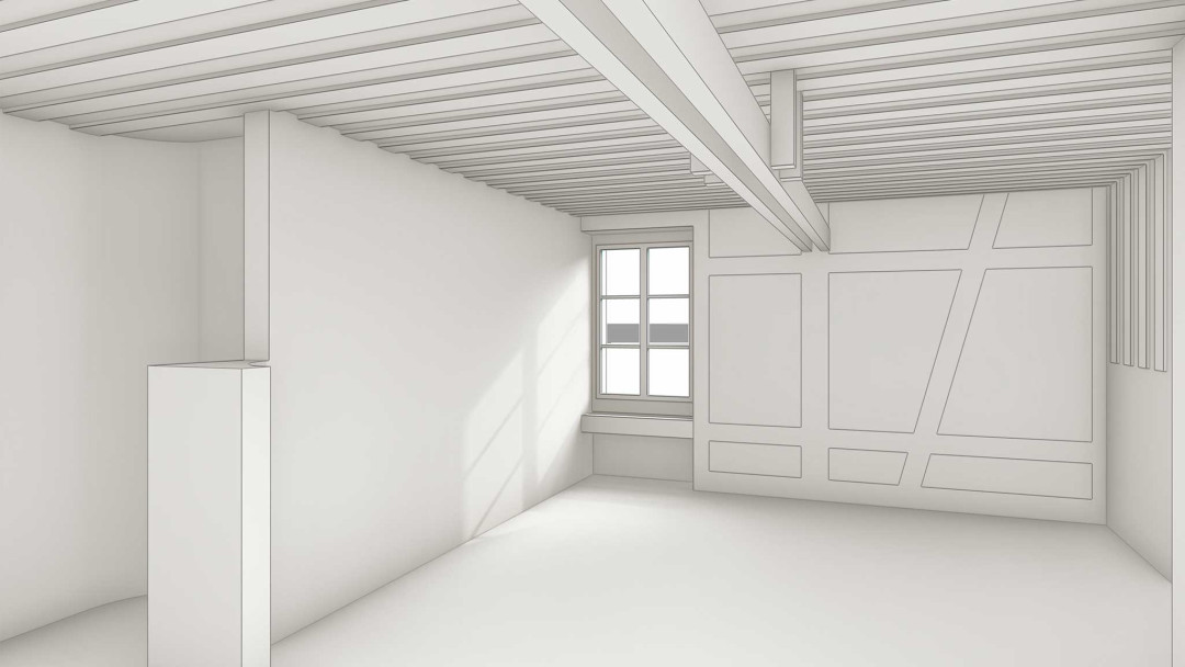 Winterthur. 3D-Aufnahme Grundriss. ING PLUS