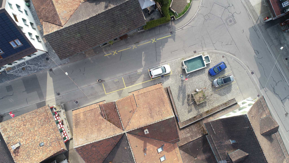 Fotos Orthofoto. Beurteilung Strassenzustand. ING PLUS