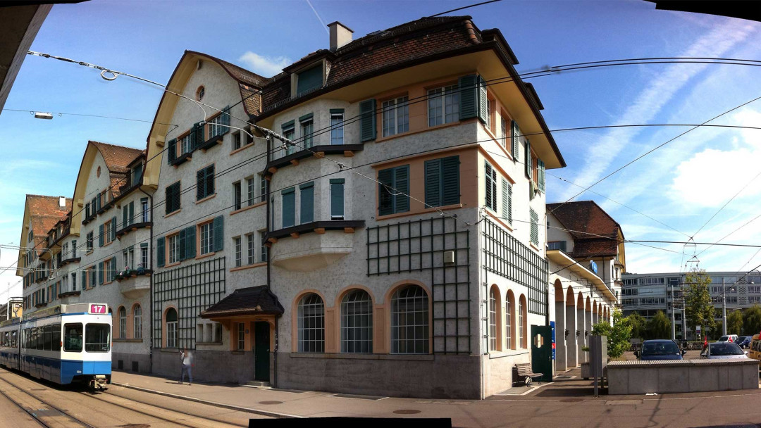 Gebäudevermessung. Tramdepot in Zürich. ING PLUS