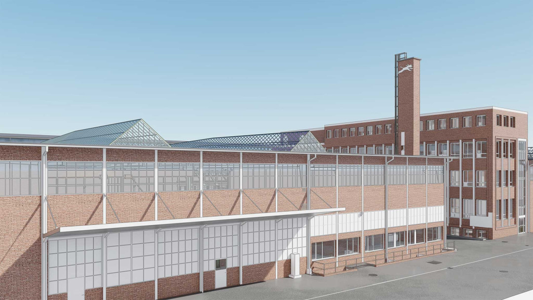 Birsfelden BL, Debrunner Acifer 3D-Gebäudeaufnahme, ING PLUS