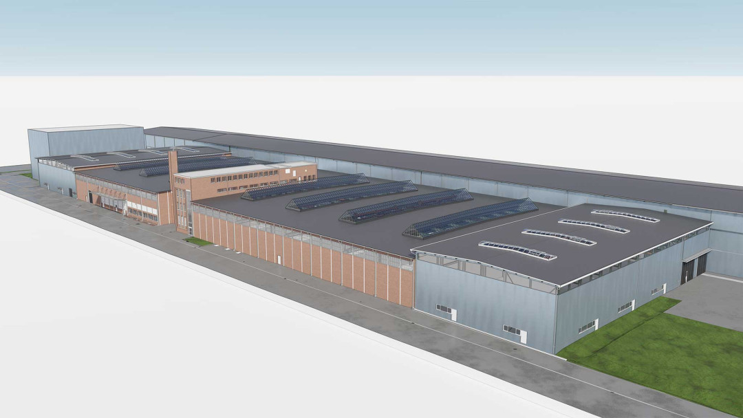 Birsfelden BL, Debrunner Acifer 3D-Modell, ING PLUS