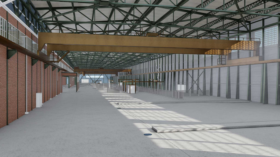 Birsfelden BL, Debrunner Acifer 3D-Modell Industrieareal, ING PLUS