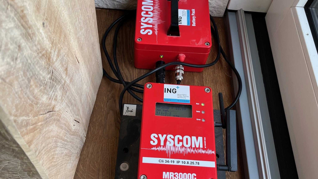 Winterthur - Wohnbau Erschütterungsmessungen mit Erschütterungsmessgeräten - ING PLUS