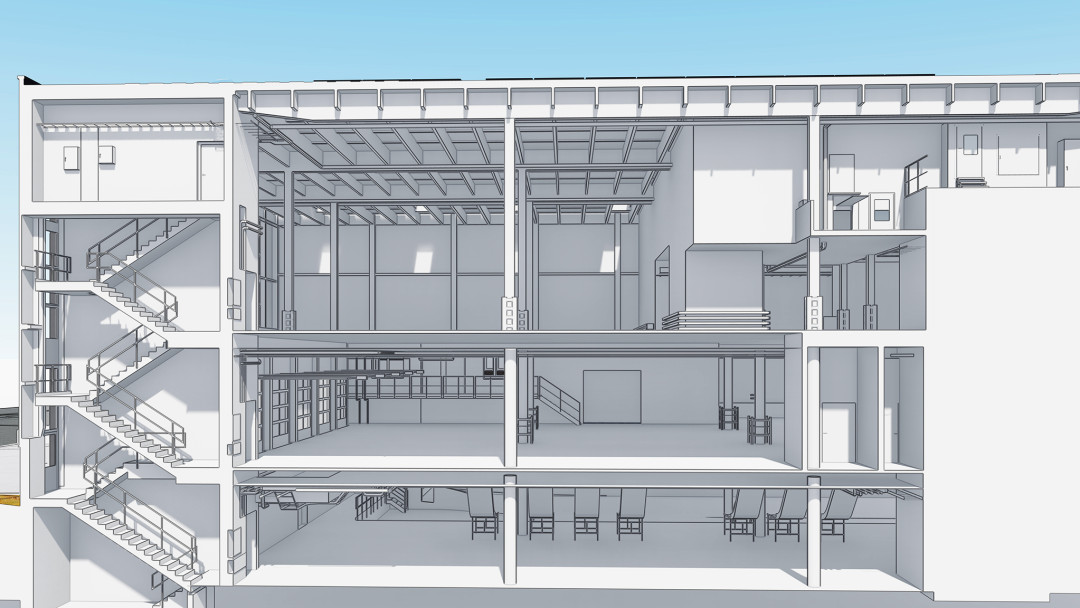 Wallisellen ZH. Sonepar Industrie. 3D-Schnitt. ING PLUS