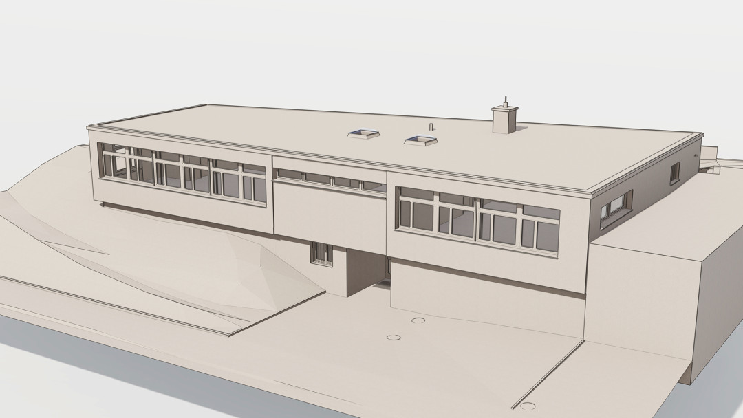 Uster. 3D-BIM-Modell des Kindergartens. ING PLUS