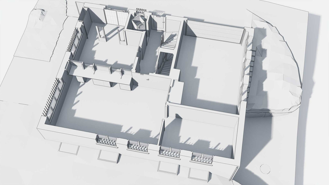 Umbau Altes Postgebäude, Dinhard ZH, 3D-Grundriss, ING PLUS