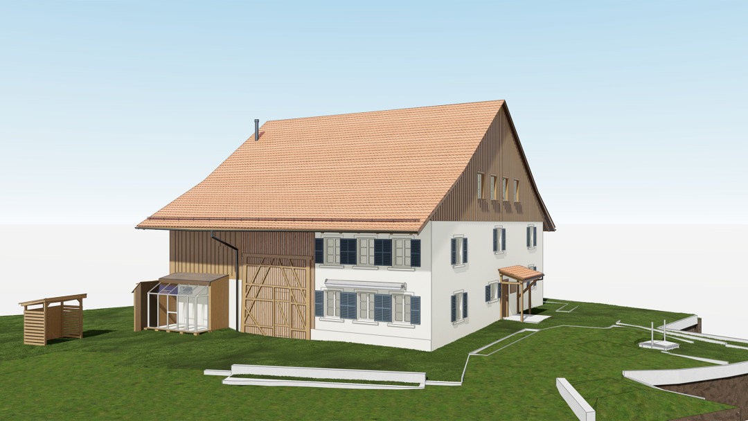 Effretikon ZH, 3D-Modell aus Gebäudeaufnahme, ING PLUS