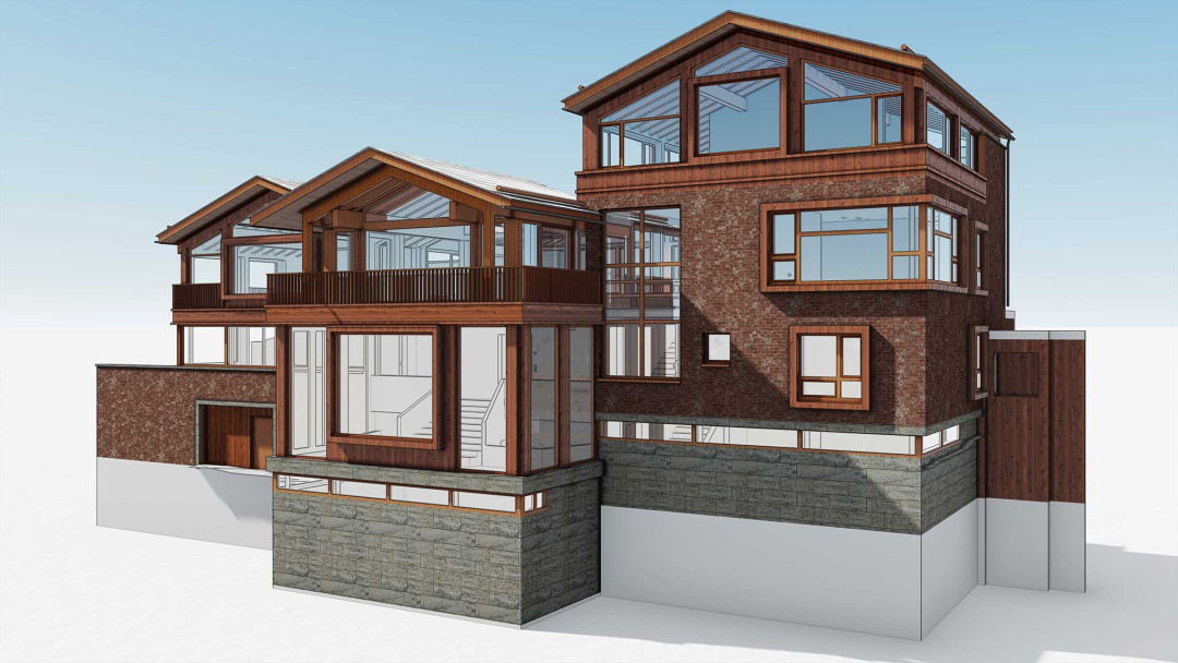 Villa Cesa Saluti GR, 3D Gebäudeaufnahme, ING PLUS