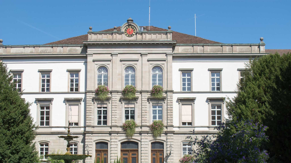 Fotos Windisch. Psychiatrische Klinik Königsfelden. Gebäudeaufnahme. ING PLUS