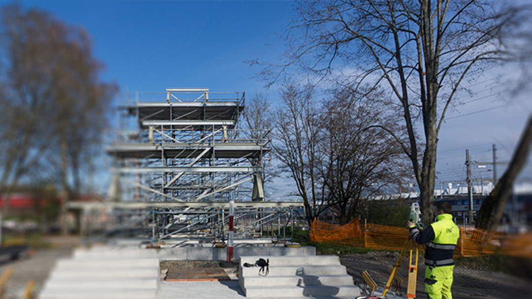 Technorama-Park Bauvermessung. ING PLUS