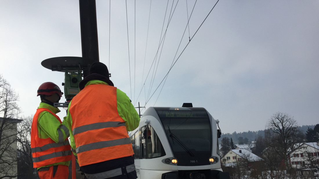 Fotos Überwachungsmessungen in Winterthur. INGPLUS